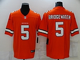 Nike Broncos 5 Teddy Bridgewater Orange Color Rush Limited Jersey,baseball caps,new era cap wholesale,wholesale hats